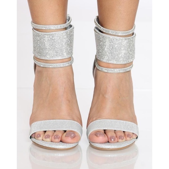 SOPHIA | UNIQUE GLAM RHINESTONE EMBELLISHED HEELS - Picture 2 of 5